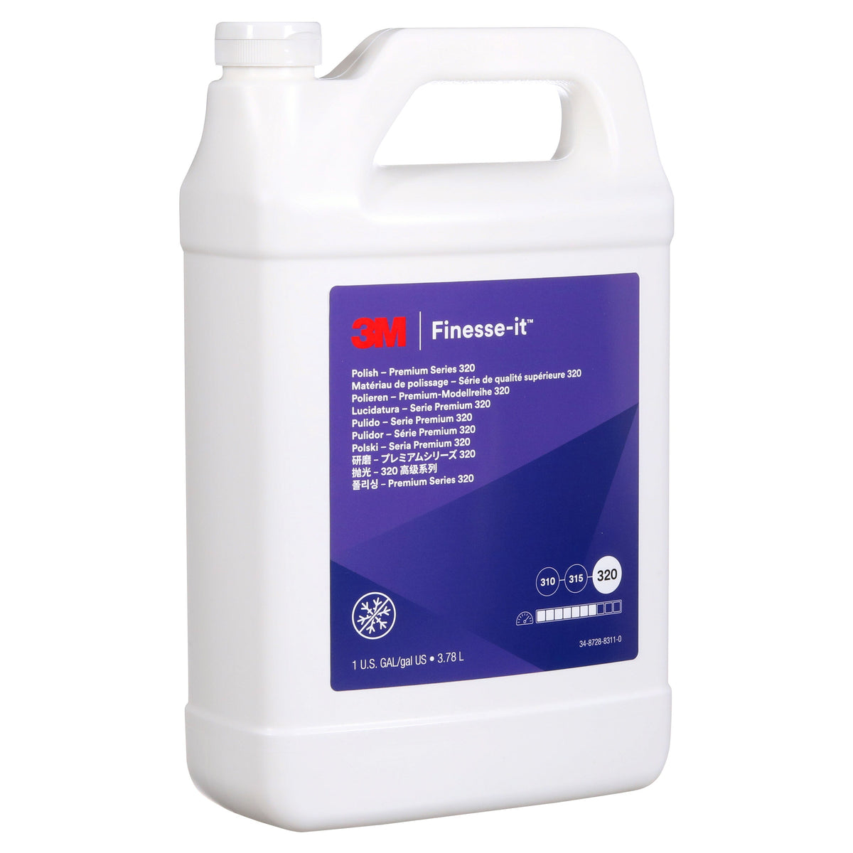 3M Finesse-it Polish Premium Series, 320, 3.785 L, PN52057