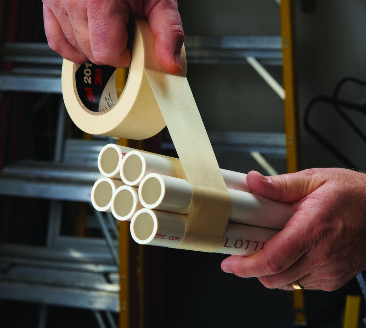3M General Purpose Masking Tape 201E, Beige, 48 mm x 50 m, 0.135 mm