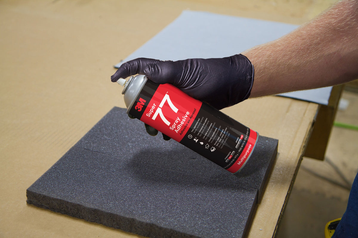 3M Super 77 Multipurpose Spray Adhesive, Beige, 500 ml