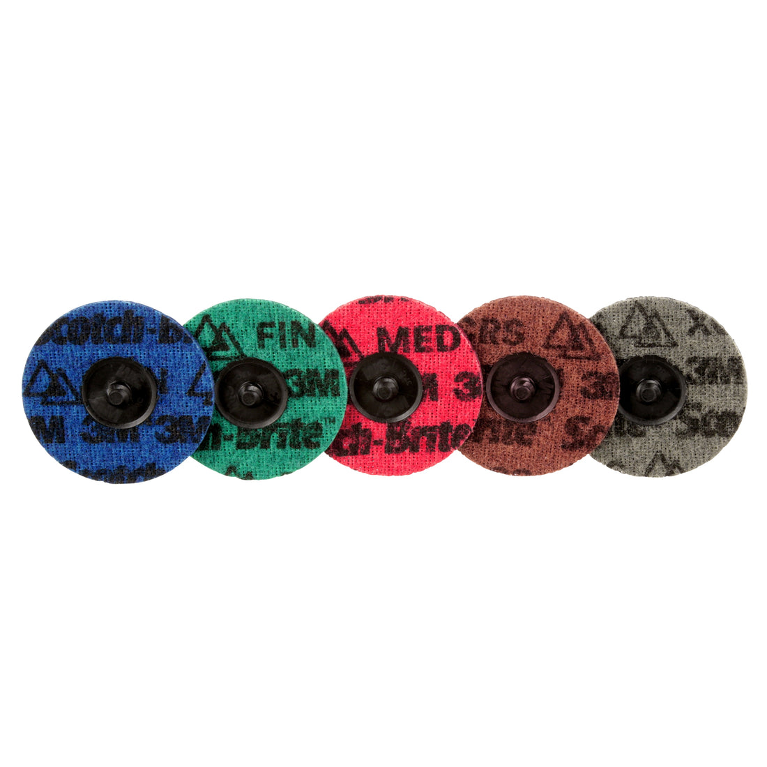 Scotch-Brite Roloc Precision Surface Conditioning Disc, PN-DR, Medium, TR, 50.8 mm , 25/Inner, 100 ea/Case, Dispenser Pack