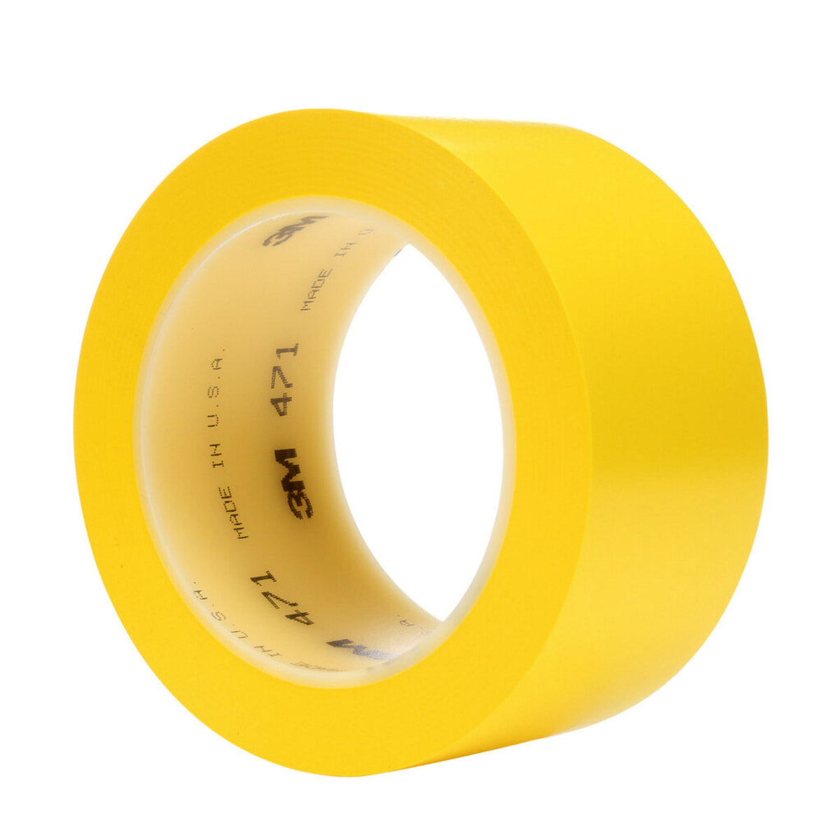 3M Vinyl Tape 471, Yellow, 50 mm x 33 m, 0.14 mm