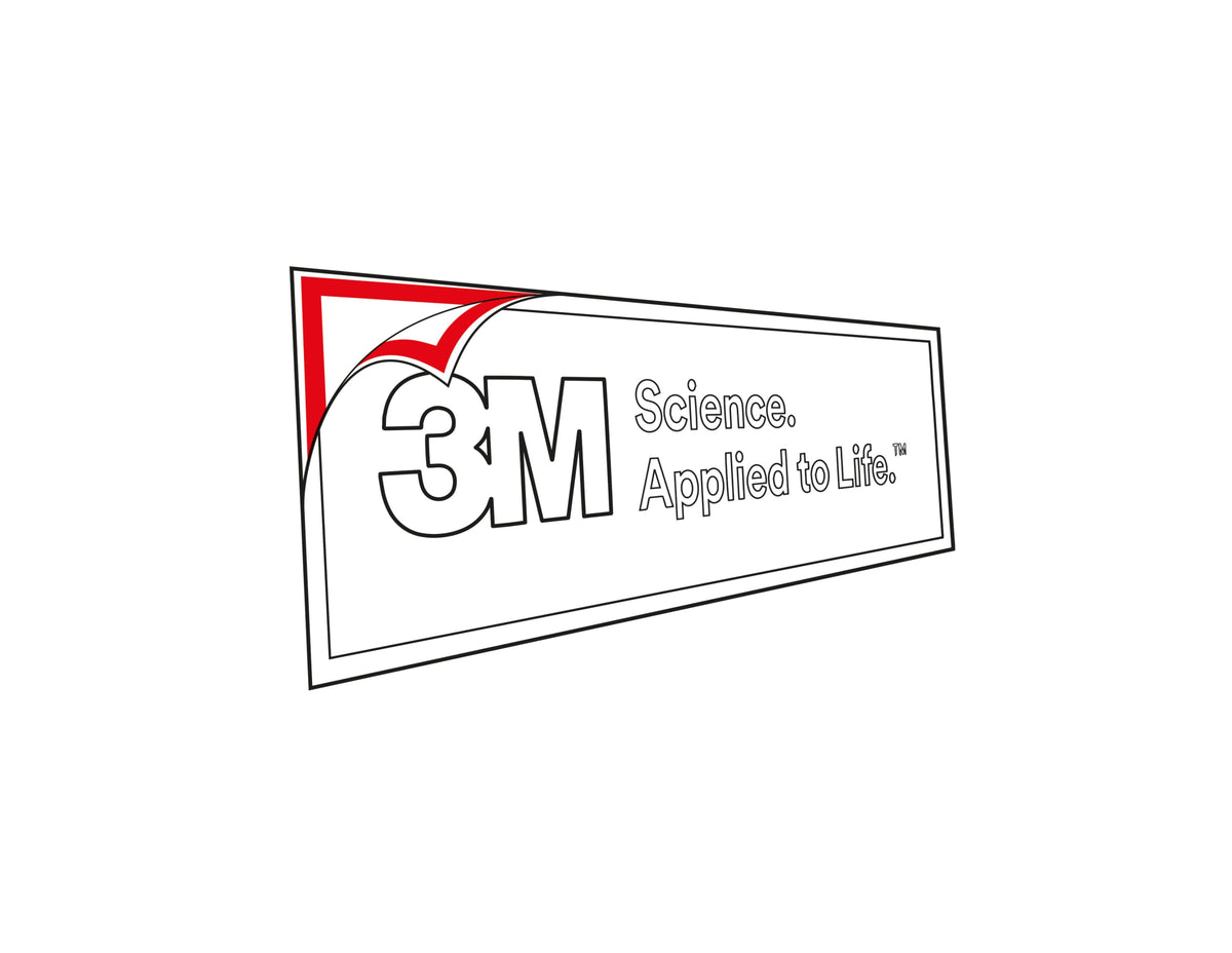 3M Fastener Hook SJ3526N, White, 25 mm x 45.7 m, 4.4 mm