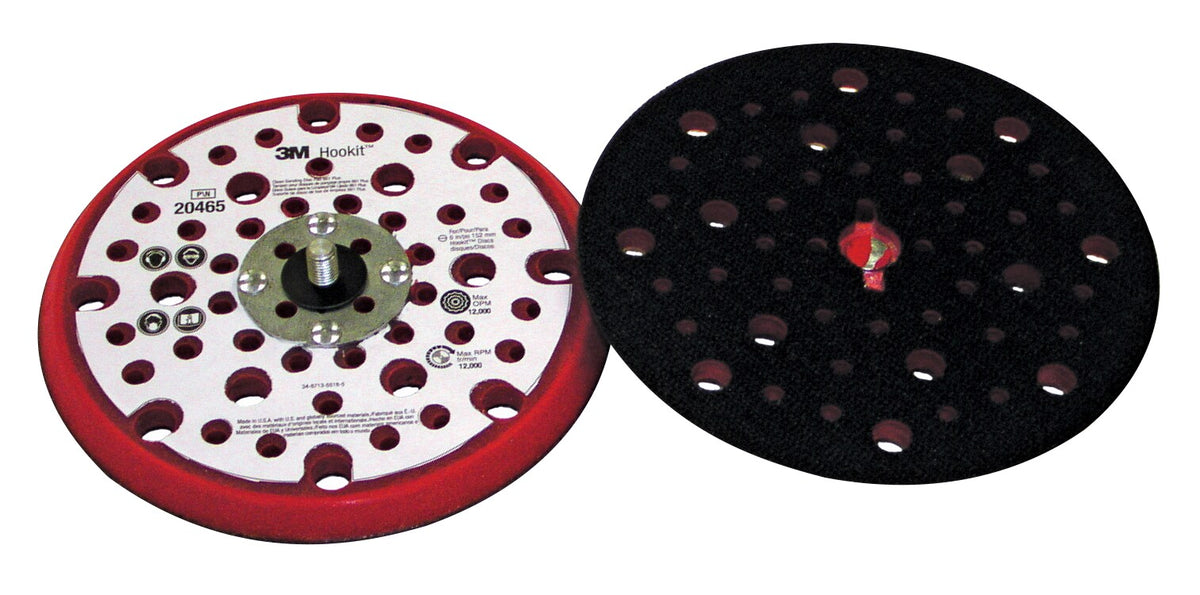3M Xtract Low Profile Finishing Back-up Pad, 152 mm x 9.52 mm x 15.8 mm, 53 Hole