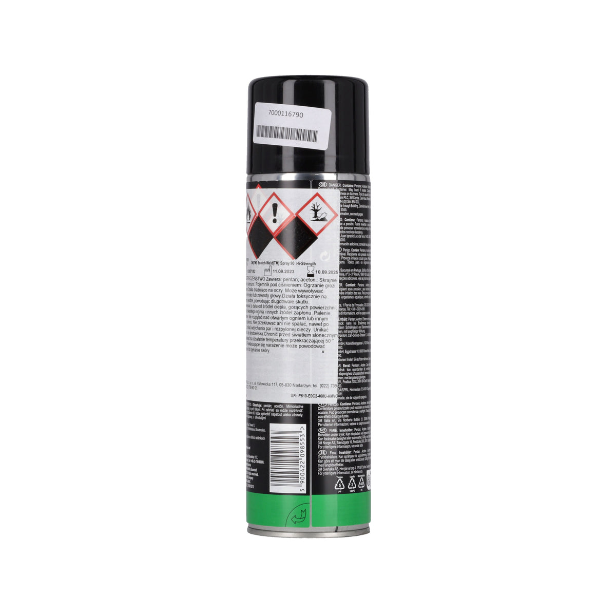 3M Hi-Strength 90 Spray Adhesive, Transparent, 500 ml