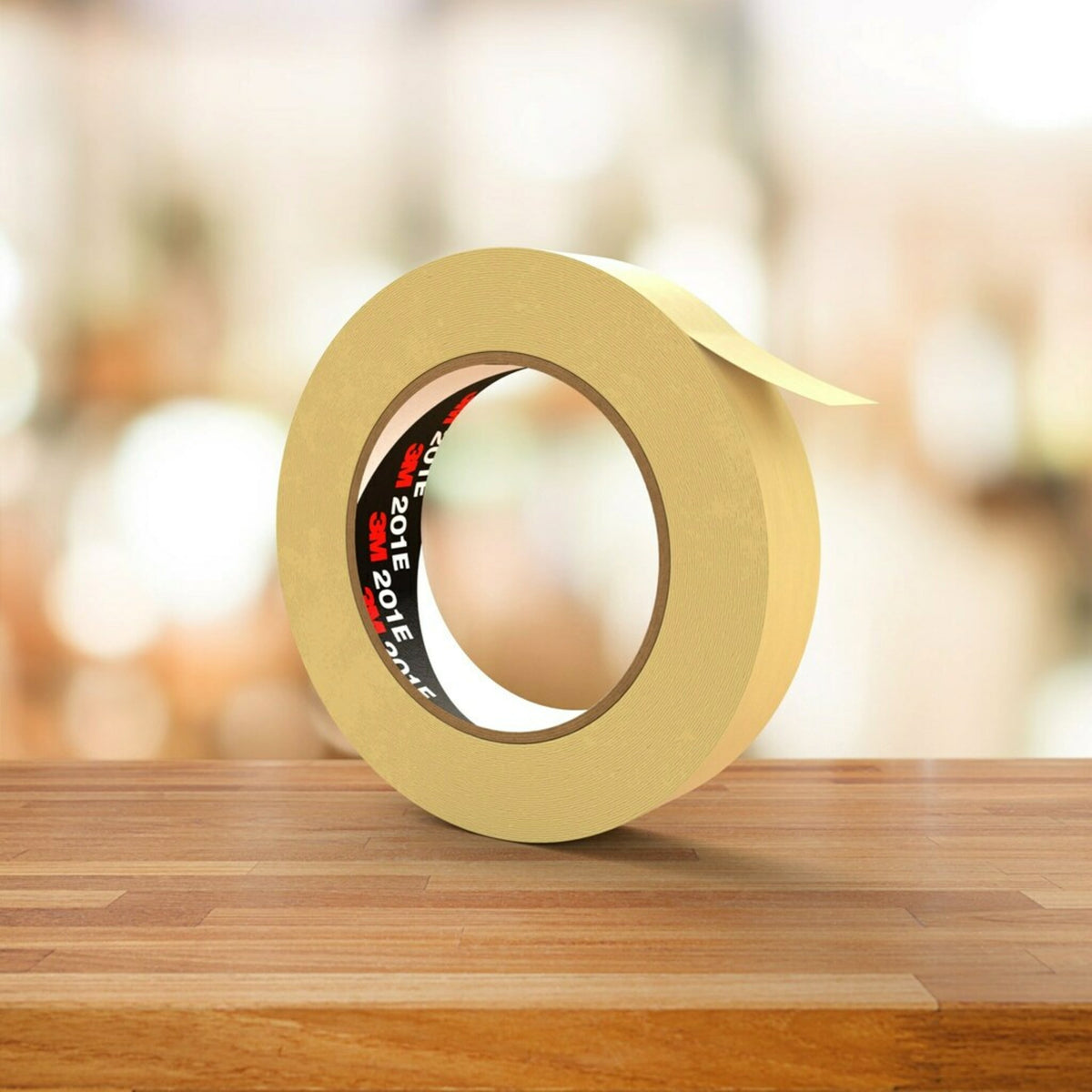 3M General Purpose Masking Tape 201E, Beige, 48 mm x 50 m, 0.135 mm