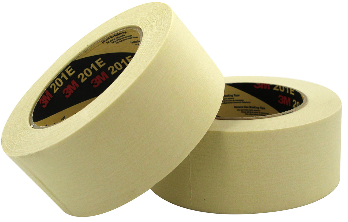 3M General Purpose Masking Tape 201E, Beige, 24 mm x 50 m, 0.135 mm