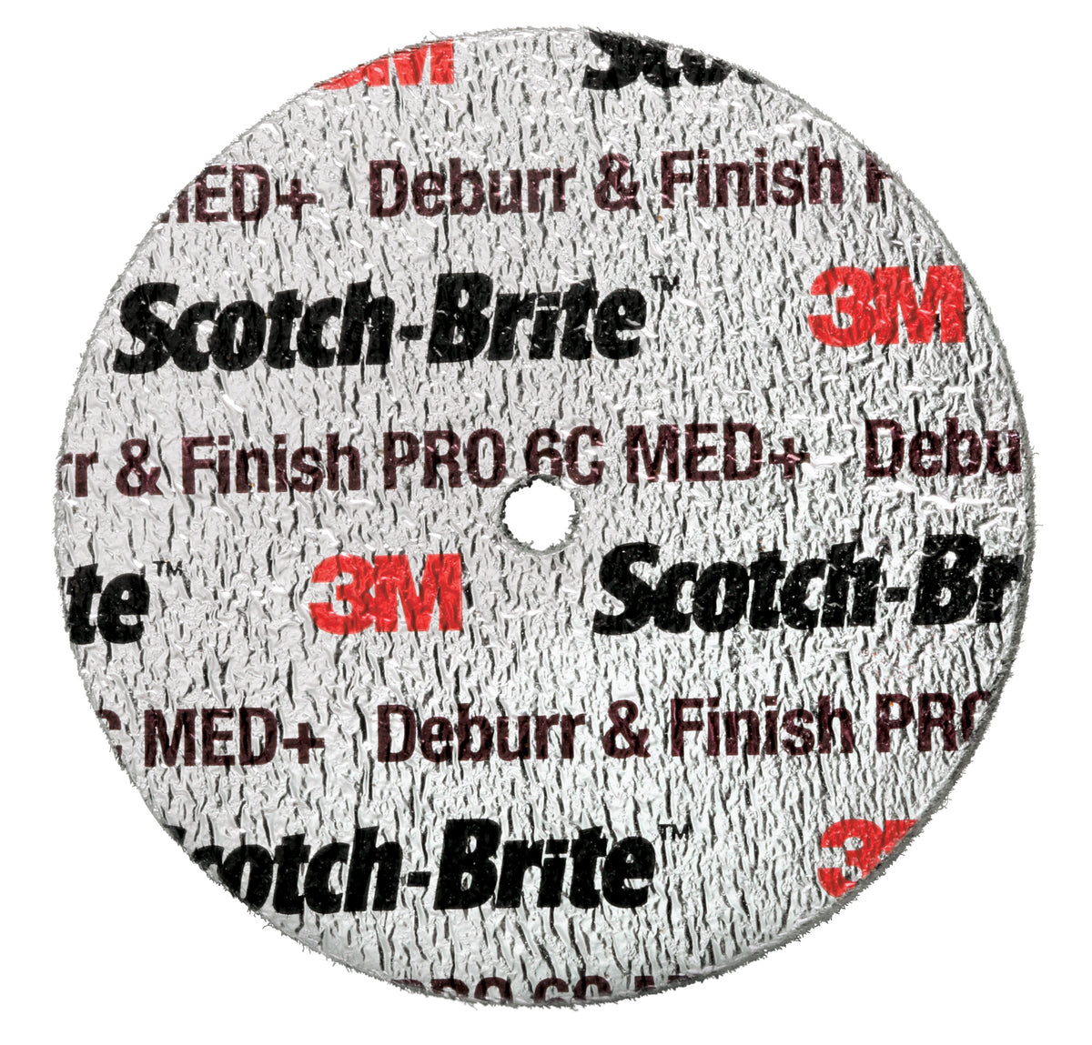 Scotch-Brite Deburr and Finish PRO Unitized Wheel DP-UW, 76 mm x 6.35 mm x 6.35 mm, 6C Med+