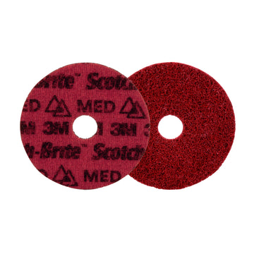Scotch-Brite Precision Surface Conditioning Disc, PN-DH, Medium, 115 mm x 22,23 mm, 25 per inner, 100 per case