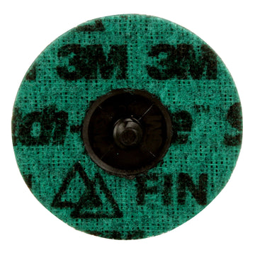 Scotch-Brite Roloc Precision Surface Conditioning Disc, PN-DR, Fine, TR, 76.2 mm, 25/inner, 100 ea/Case, Dispenser Pack