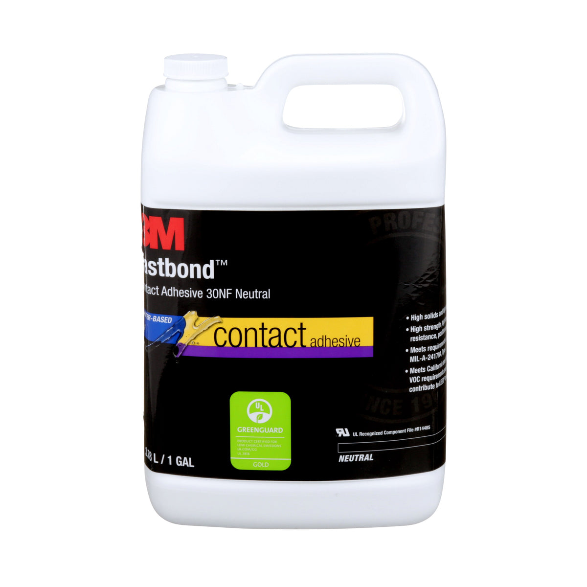 3M Fastbond Contact Adhesive 30NF, Neutral, 946 ml