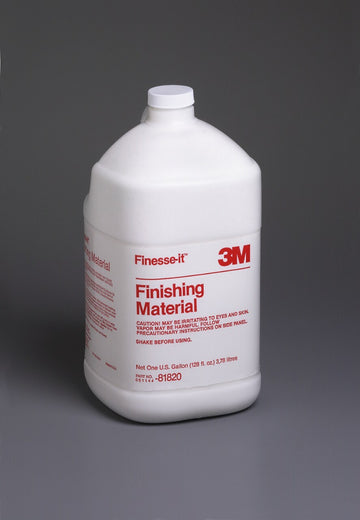 3M Finesse-it Polish - Finishing Material, 13084, White, Easy Clean Up, Gallon, 4 ea/Case