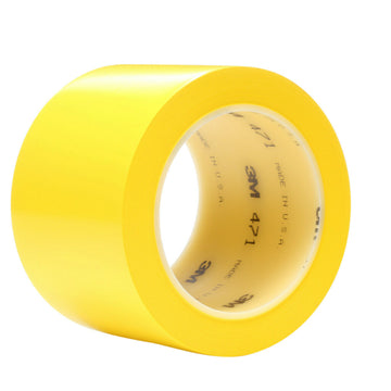 3M Vinyl Tape 471, Yellow, 50 mm x 33 m, 0.14 mm